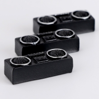 Миниатюра кукольная &laquo;Магнитофон&raquo;, набор 3 шт., размер 1 шт. &mdash; 3 &times; 1,2 &times; 0,7 см