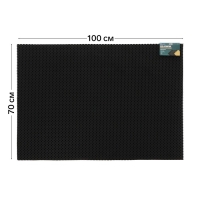 Коврик eva универсальный Grand Caratt, Соты 100 х 70 см, черный Коврик eva универсальный Grand Caratt, Соты 100 х 70 см, черный