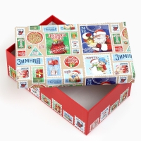 Набор подарочных коробок 10 в 1 «Новогодняя почта», 12 х 7 х 4 – 32.5 х 20 х 12.5 см, Новый год Набор подарочных коробок 10 в 1 «Новогодняя почта», 12 х 7 х 4 – 32.5 х 20 х 12.5 см, Новый год