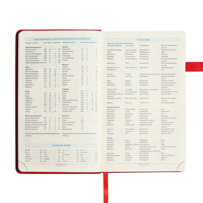 Ежедневник недатированный А5, 136 листов PREMIER, твёрдая обложка, искусственная кожа, ляссе, магнитный хлястик, бежевый блок 70 г/м2, красный