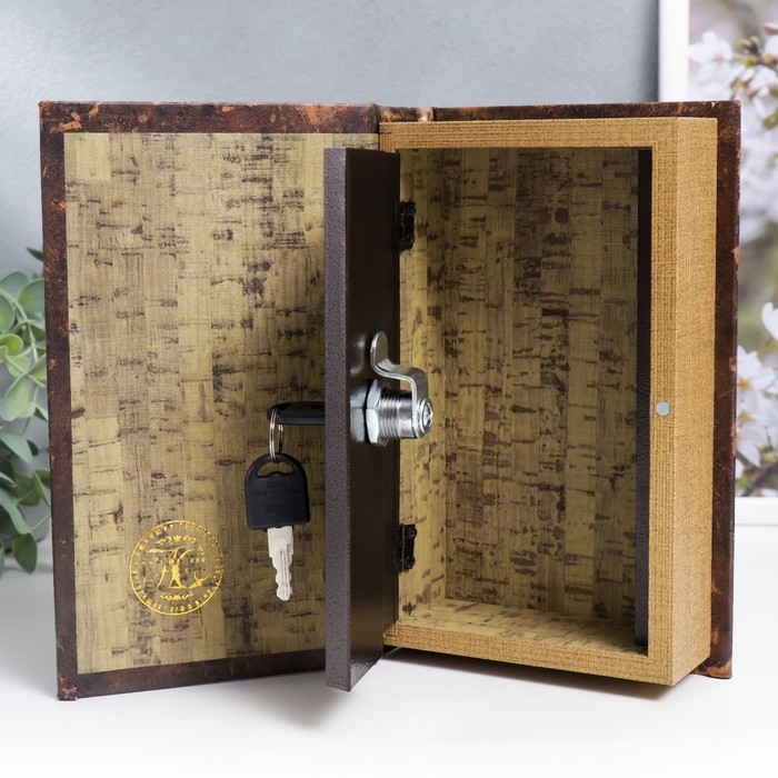 Сейф-книга дерево кожзам Сейф-книга дерево кожзам "Роман Л.Н Толстого - Анна Каренина" 21х13х5 см