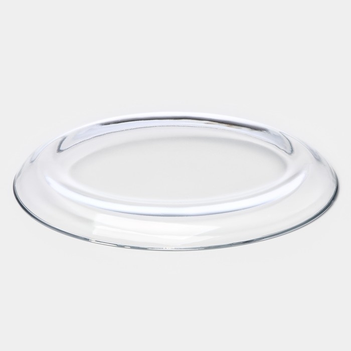 Тарелка стеклянная FLORIDA, 18×14 см, 2 шт Тарелка стеклянная FLORIDA, 18×14 см, 2 шт