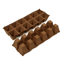 Набор для рассады: торфяная кассета, 24 ячейки (4 × 4 см) по 50 мл, поддон, Greengo Набор для рассады: торфяная кассета, 24 ячейки (4 × 4 см) по 50 мл, поддон, Greengo