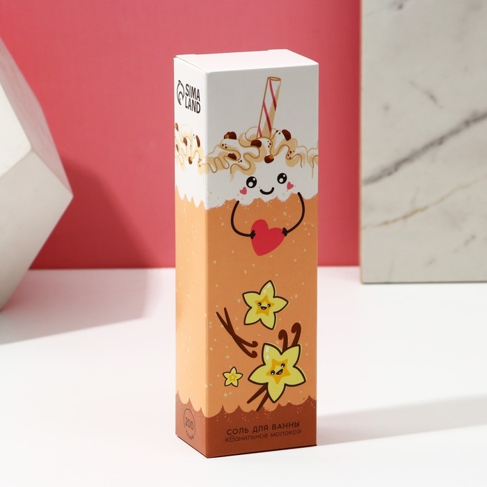 Подарочный набор косметики &laquo;Пусть жизнь будет сладкой&raquo;: гель для душа 300 мл и соль для ванны 200 мл, ЧИСТОЕ СЧАСТЬЕ