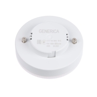 Лампа светодиодная GENERICA T80, 15 Вт, таблетка, 4000 К, GX53, 230 В, LL-T80-15-230-40-GX53-G