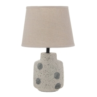 Настольная лампа "Аурика" Е14 40Вт серый 20х20х33 см RISALUX