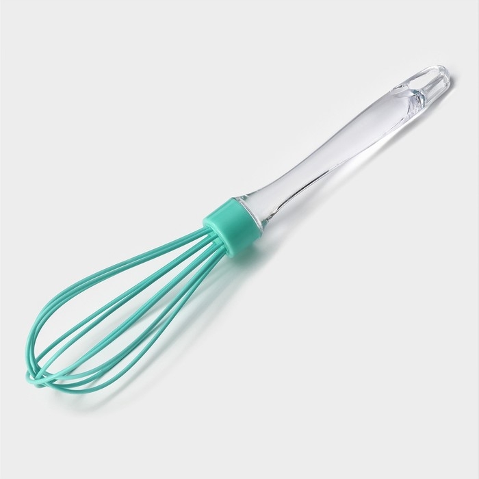 Венчик для взбивания Доляна &laquo;Лёд&raquo;, 25 см, цвет бирюзовый