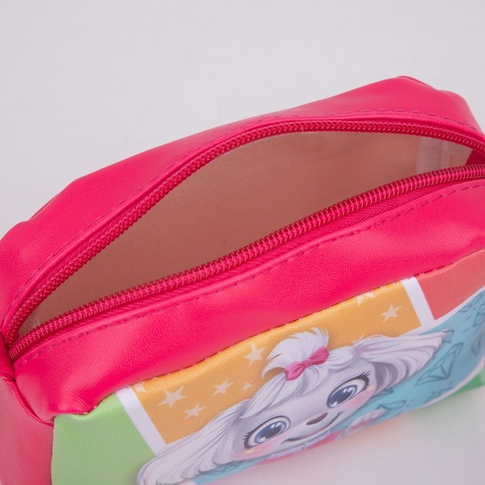 Сумка детская для девочки &laquo;Милая собачка&raquo; из эко-кожи, на ремешке, 15х12х3 см