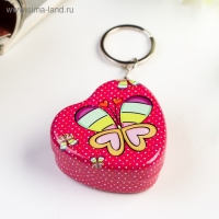 Шкатулка-брелок "Сердечки" МИКС 4,8х4,7х2,4 см Шкатулка-брелок "Сердечки" МИКС 4,8х4,7х2,4 см