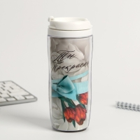 Подарочный набор &laquo;Цвети от счастья&raquo;: ежедневник и термостакан