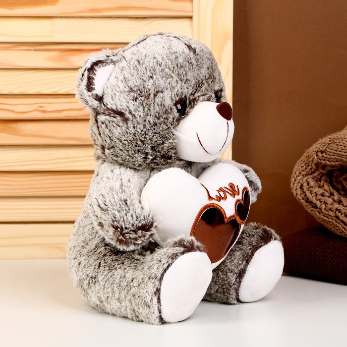 Мягкая игрушка &laquo;Мишутка с сердцем&raquo;, 25 см, цвета МИКС