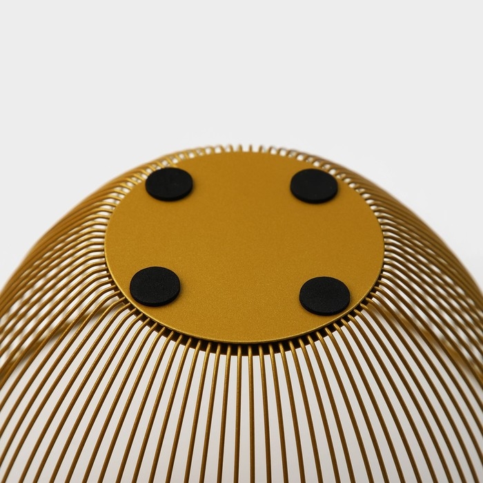 Фруктовница Доляна &laquo;Империя&raquo;, 24,5&times;24,5&times;14 см, золотой