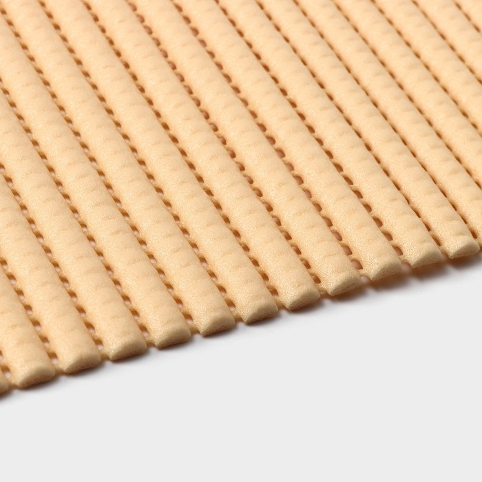 Коврик для ванной и туалета Доляна, 65×100 см, цвет бежевый Коврик для ванной и туалета Доляна, 65×100 см, цвет бежевый