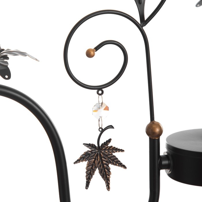 Люстра Люстра "Беатрис" 3xE14 40Вт черно-золотой 56,5х56,5х48,5-105 см BayerLux