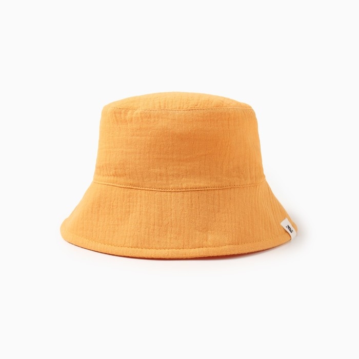 Панама детская, цвет оранжевый, размер 46 Панама детская, цвет оранжевый, размер 46