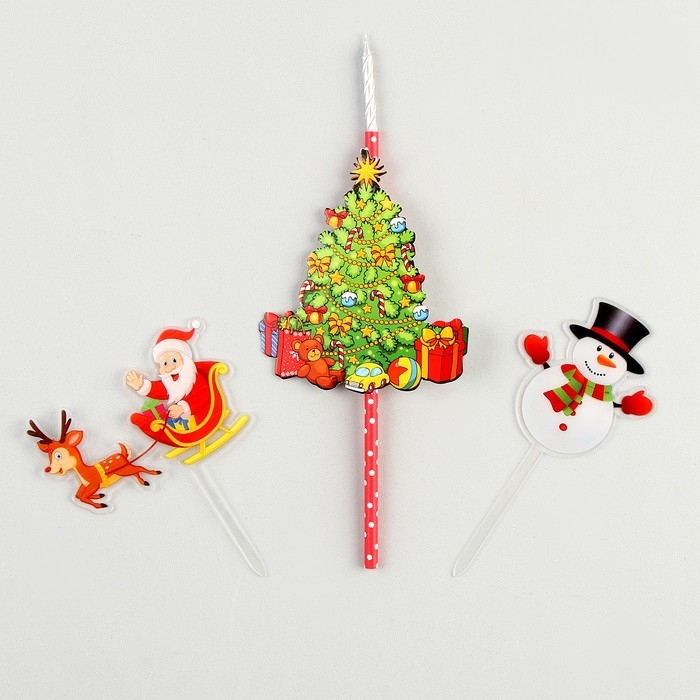 Топпер-свеча &laquo;Новый год&raquo;