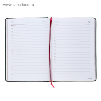 Ежедневник недатированный А5+, 136 листов Sidney Nebraska, твёрдая обложка, искусственная кожа, золотой срез, зелёный