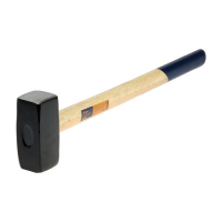 Кувалда кованая ТУНДРА, удлиненная деревянная рукоятка, 4 кг Кувалда кованая ТУНДРА, удлиненная деревянная рукоятка, 4 кг