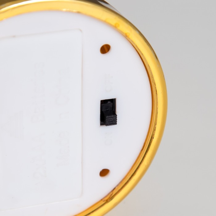 Ночник "Соловей" LED 3Вт 4000К от батареек 2хАА золото 21х6х17см