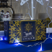 Гирлянда «Бахрома» 3 × 0.6 м, IP44, УМС, прозрачная нить, 160 LED, свечение белое, мерцание белым, 220 В Гирлянда «Бахрома» 3 × 0.6 м, IP44, УМС, прозрачная нить, 160 LED, свечение белое, мерцание белым, 220 В