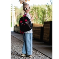 Рюкзак детский для девочки из искусственной кожи &laquo;Котик&raquo;, 30х25 см