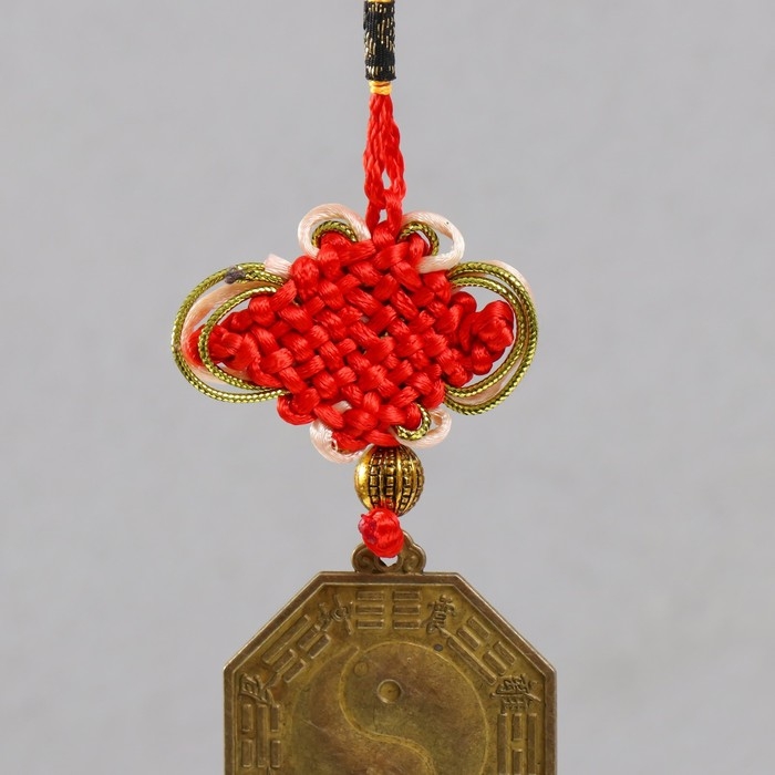 Колокольчик металл Колокольчик металл "Монета Инь-ян" 1 колокол d=2,5 см 35х5,3х2,7 см