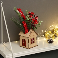 Декор "Зимний домик" 23х7,5 см Декор "Зимний домик" 23х7,5 см