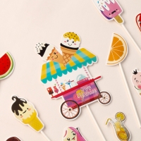 Набор топперов «Сладкая вечеринка», набор 10 шт. Набор топперов «Сладкая вечеринка», набор 10 шт.