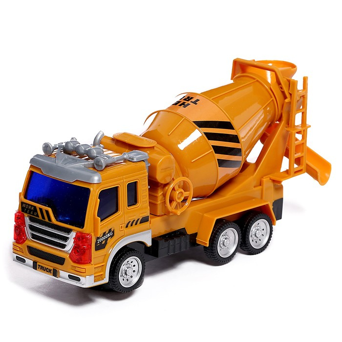 Машина &laquo;Стройка&raquo;, масштаб 1:55, работает от батареек, свет и звук, МИКС