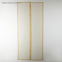 Сетка антимоскитная на магнитах для защиты от насекомых, 100&times;210 см, цвет бежевый