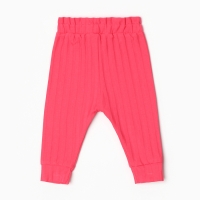 Штанишки детские, цвет тёмно-розовый, рост 68 см