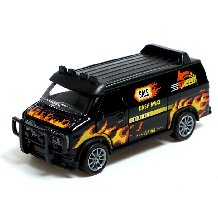 Машина металлическая «Пламя», 1:43, инерция, МИКС Машина металлическая «Пламя», 1:43, инерция, МИКС