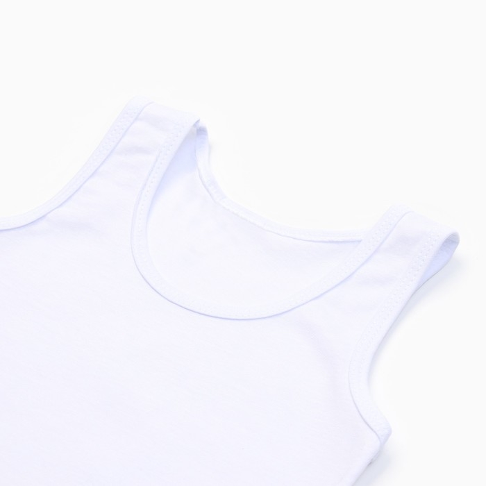 Комплект (майка,трусы) для мальчика А.7175, цвет белый, рост 122 см (32)