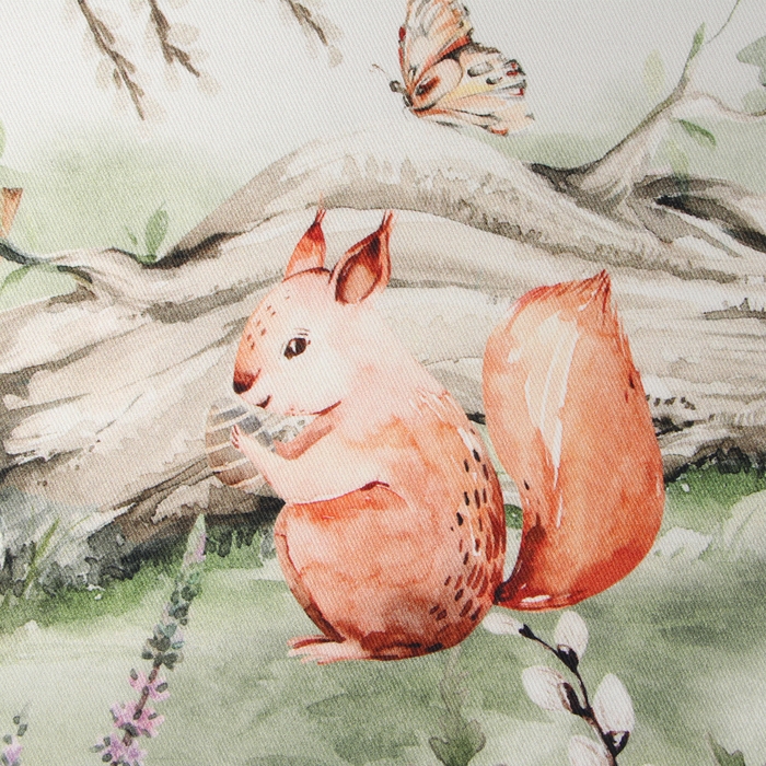 Скатерть Этель Лесная сказка d=215 см, 100% хл, саржа 190 гр/м2