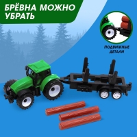 Трактор инерционный &laquo;Фермер&raquo;, с прицепом