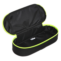 Пенал-футляр 85 х 210 х 50 мм с откидной планкой, мягкий, текстильный, Оникс, ПМК 24-42 Black, чёрный/ярко-салатовый Пенал-футляр 85 х 210 х 50 мм с откидной планкой, мягкий, текстильный, Оникс, ПМК 24-42 Black, чёрный/ярко-салатовый