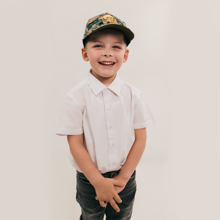 Карнавальная кепка &laquo;Военный&raquo;, нашивка-герб, р. 52&ndash;54