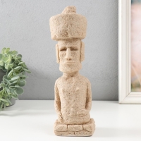 Сувенир полистоун "Остров Пасхи. истукан Моаи" песочный 8,5х7х26 см Сувенир полистоун "Остров Пасхи. истукан Моаи" песочный 8,5х7х26 см