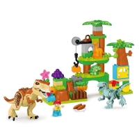 Конструктор &laquo;Парк динозавров&raquo;, 2 варианта сборки, 80 деталей