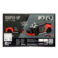 Конструктор Гонка &laquo;Чёрный буйвол&raquo;, инерционный механизм, 382 детали