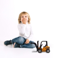 Машина радиоуправляемая &laquo;Погрузчик&raquo;, работает от аккумулятора