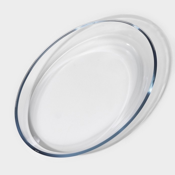 Форма из жаропрочного стекла для запекания и выпечки овальная Доляна &laquo;Лазанья&raquo;, 1,5 л, 25,9&times;18&times;6,3 см