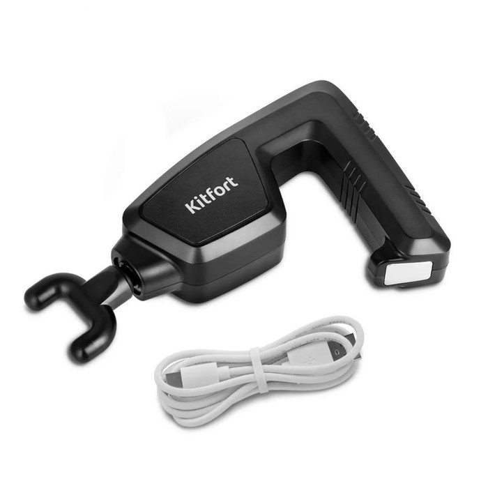 Массажёр для тела Kitfort КТ-2976, электрический, перкуссионный, 24 Вт, 6 насадок, чёрный Массажёр для тела Kitfort КТ-2976, электрический, перкуссионный, 24 Вт, 6 насадок, чёрный