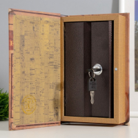 Сейф шкатулка книга "Лермонтов поэмы и стихотворения" 21х13х5 см