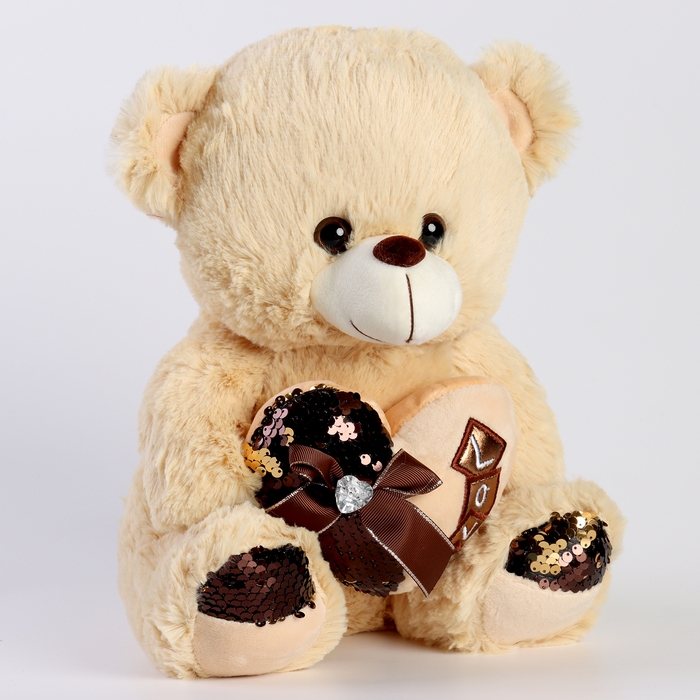 Мягкая игрушка «Мишка» с сердцем, 30 см Мягкая игрушка «Мишка» с сердцем, 30 см