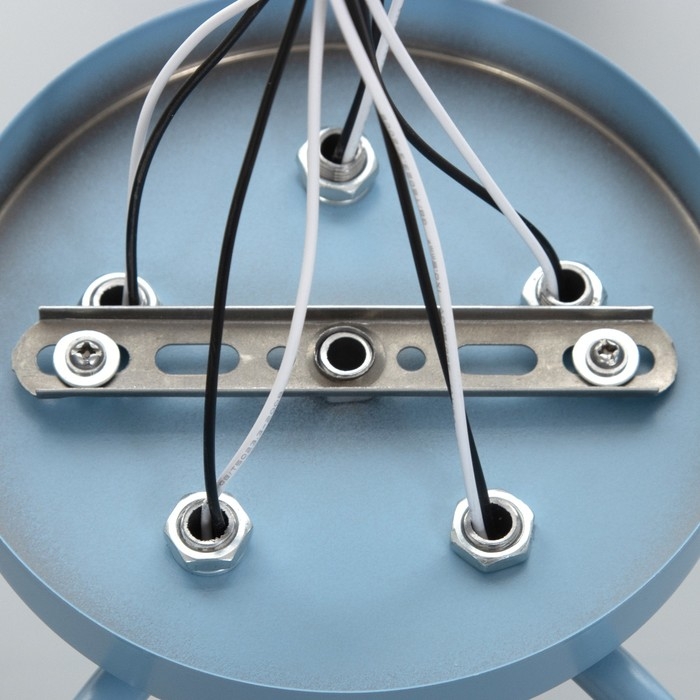 Люстра Люстра "Онлайн" (цил.) 5х15Вт Е27 МОДЕЛЬ:BR 00279 голубой 52х52х15см