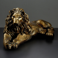 Фигура "Лев на отдыхе" левый, бронза, 70х35х25см Фигура "Лев на отдыхе" левый, бронза, 70х35х25см