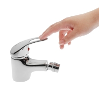 Смеситель для биде ZEIN Z3374, картридж керамика 35 мм, регулировка потока, цвет хром Смеситель для биде ZEIN Z3374, картридж керамика 35 мм, регулировка потока, цвет хром