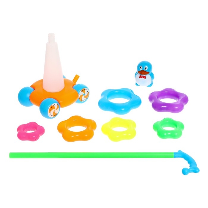 Каталка-пирамидка «Пингвин», 6 колец Каталка-пирамидка «Пингвин», 6 колец