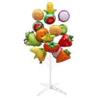 Стойка для шаров, сборно-разборная, пластик, 1,67 м, белый, 1 шт. Стойка для шаров, сборно-разборная, пластик, 1,67 м, белый, 1 шт.